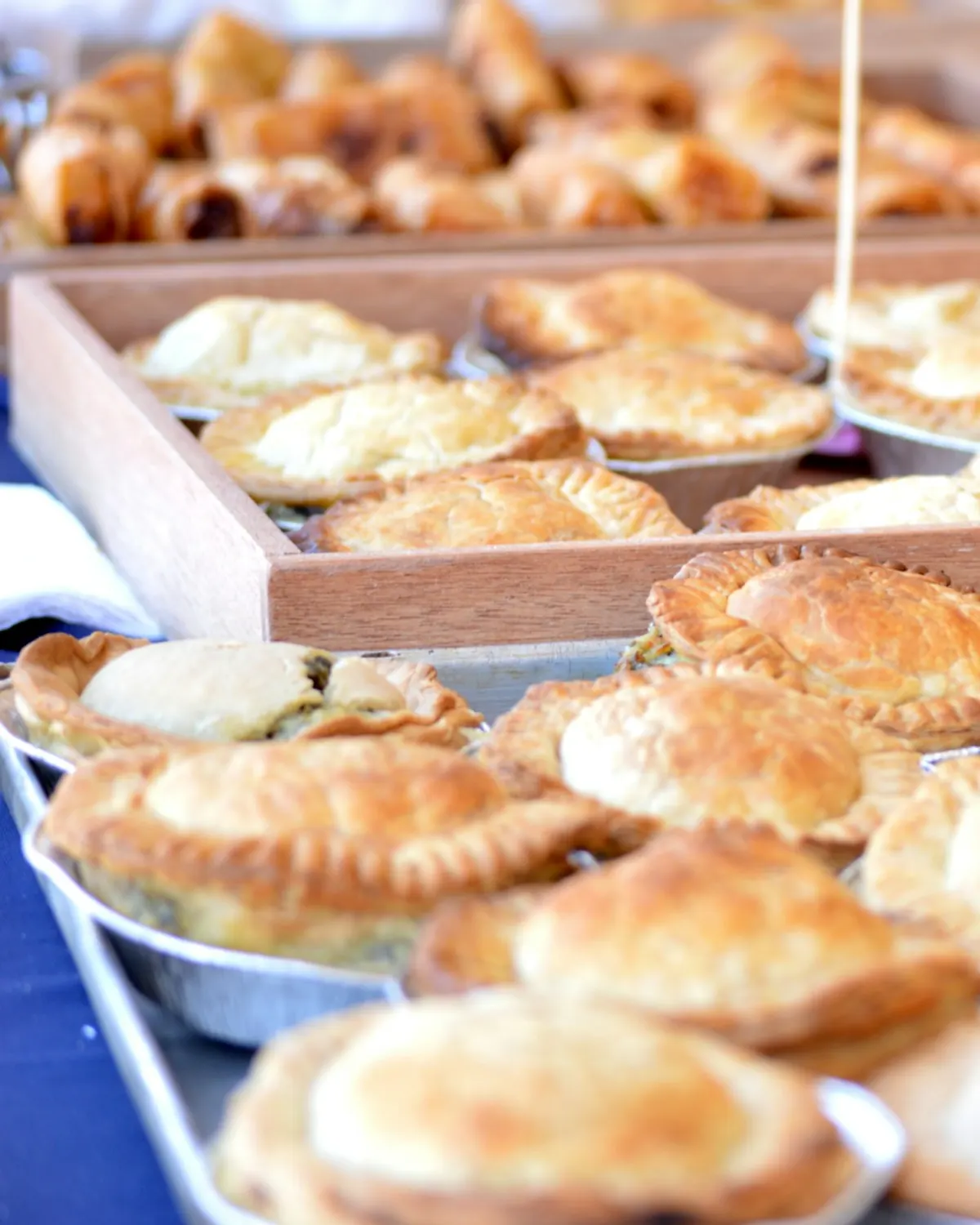 Meat pies, fresh from the oven